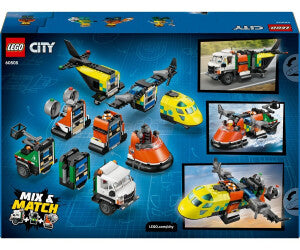 City Kombinationsset mit Flugzeug mit Wartungsfahrzeug