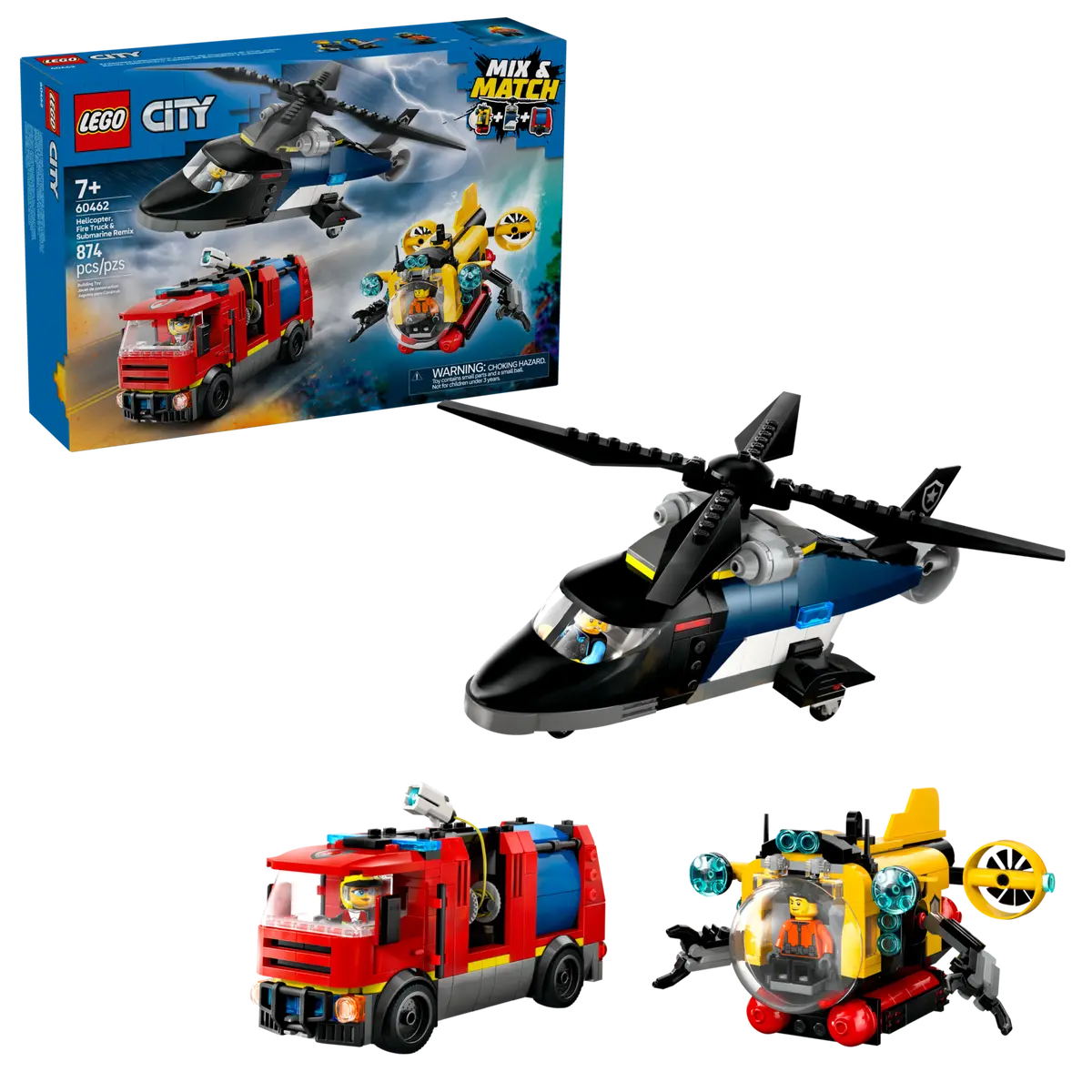 City Kombinationsset mit Hubschrauber
