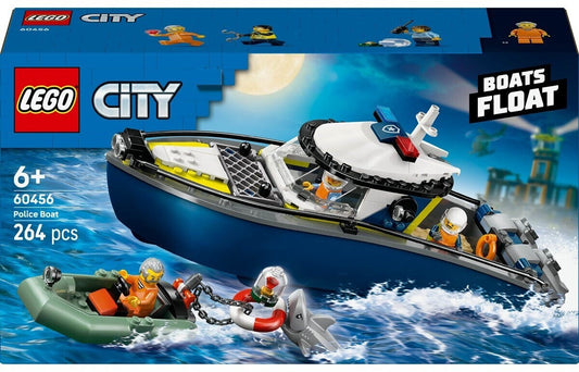City Verfolgungsjagd im Polizeiboot