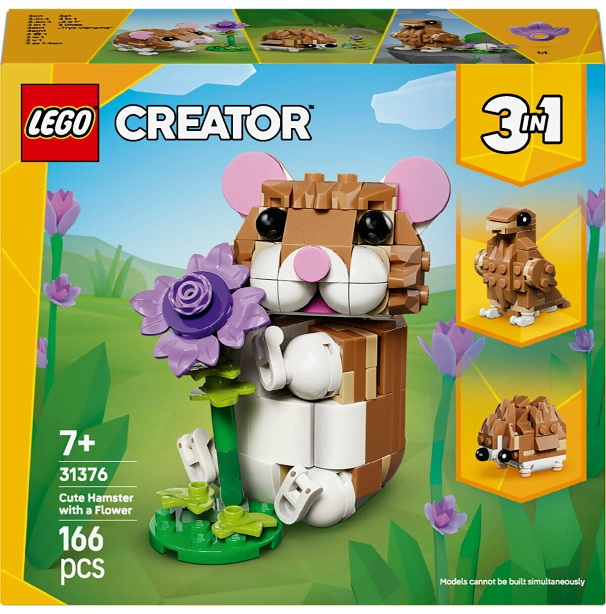 Creator Niedlicher Hamster mit Blume