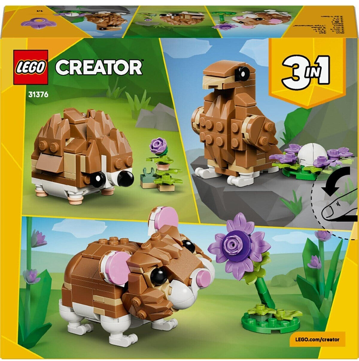Creator Niedlicher Hamster mit Blume