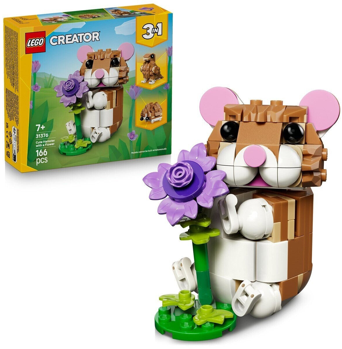 Creator Niedlicher Hamster mit Blume