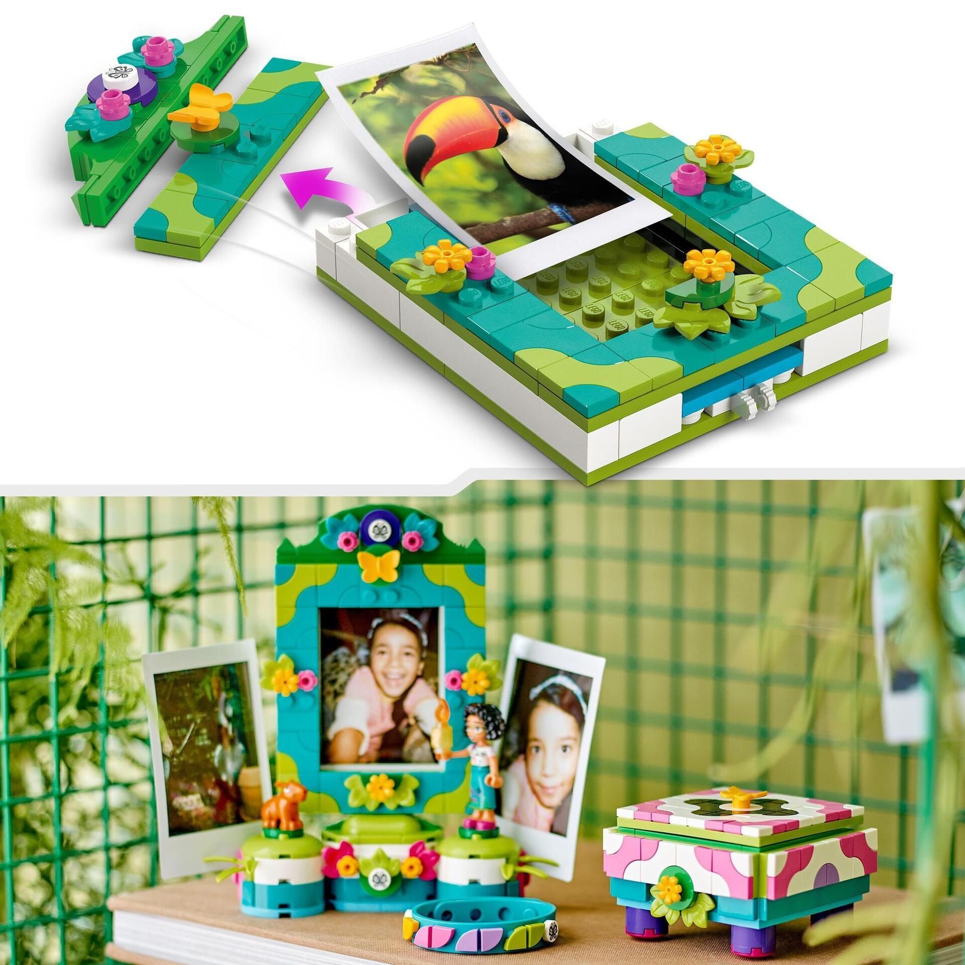 Lego Disney Classic Mirables Fotorahmen und Schmuckkassette