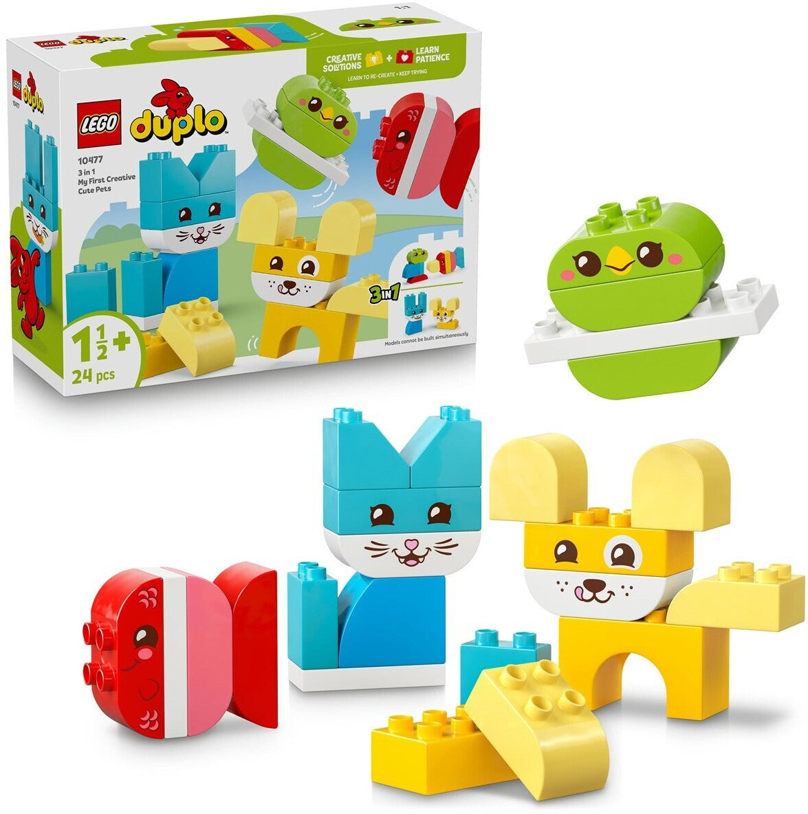 Duplo 3-in-1-Set Kreative Tiere