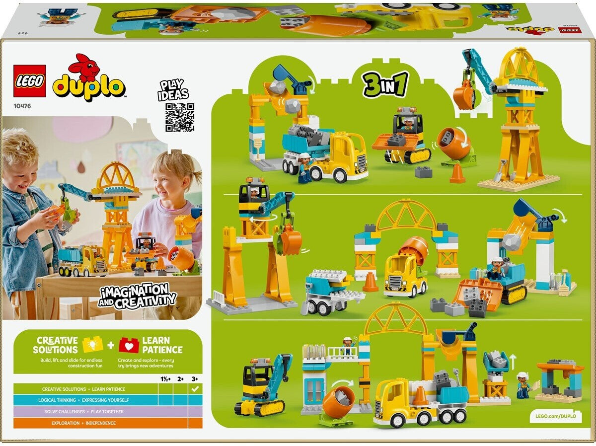 Duplo Baustelle mit Fahrzeugen 3-in-1-Set