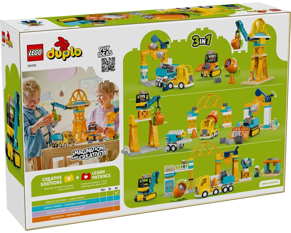 Duplo Baustelle mit Fahrzeugen 3-in-1-Set