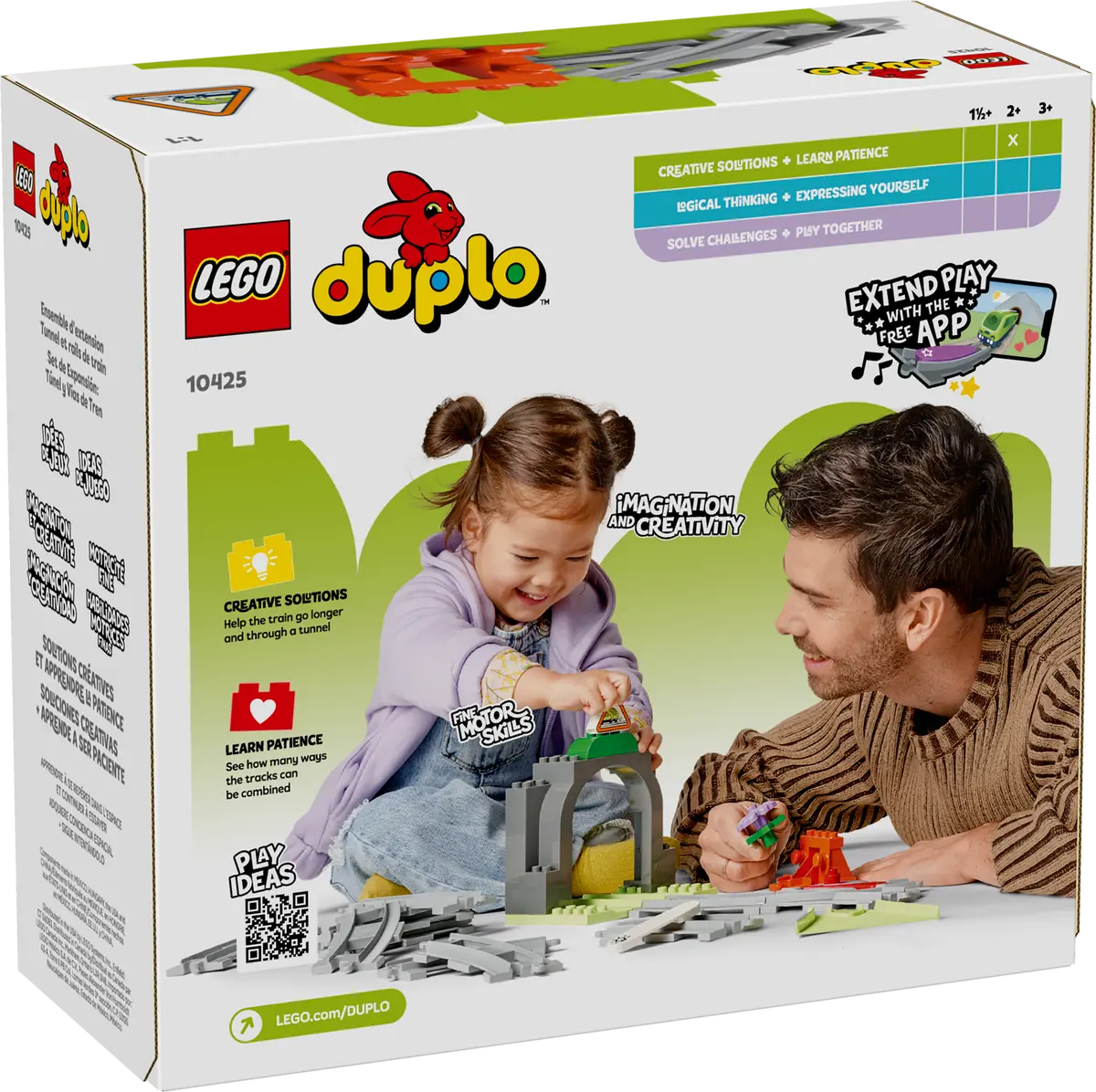 Duplo Eisenbahntunnel und Schienen-Erw.