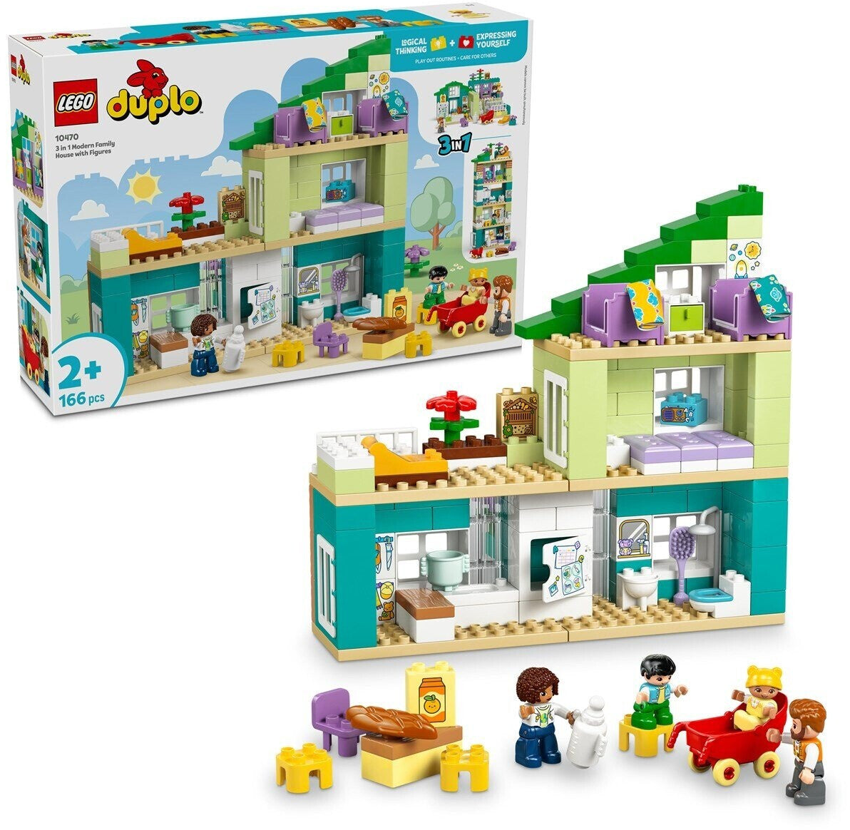 Duplo Modernes Familienhaus mit Figuren