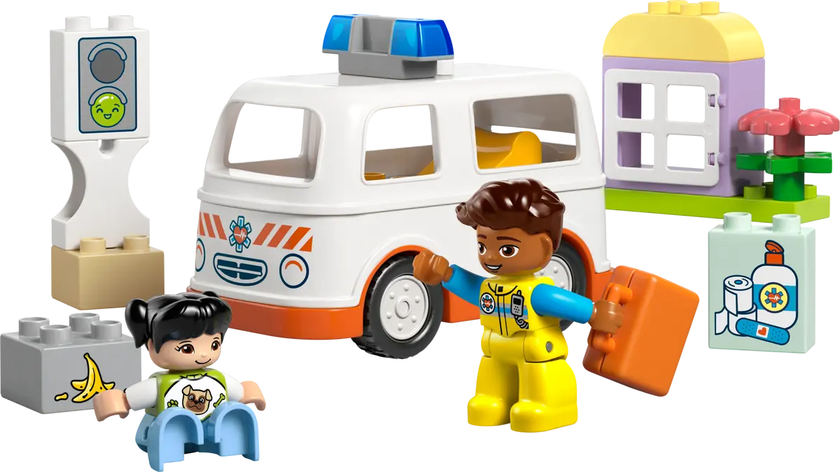 Duplo Rettungswagen mit Fahrer