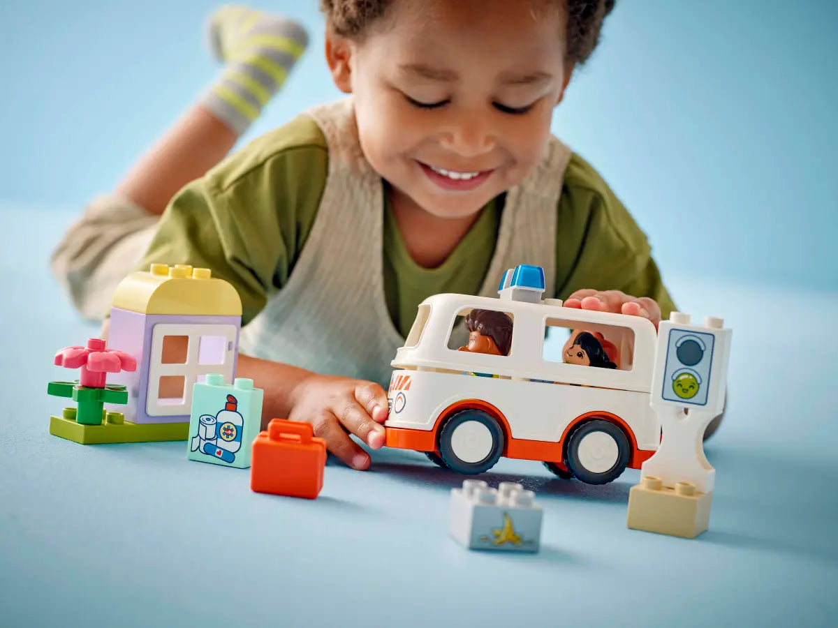 Duplo Rettungswagen mit Fahrer