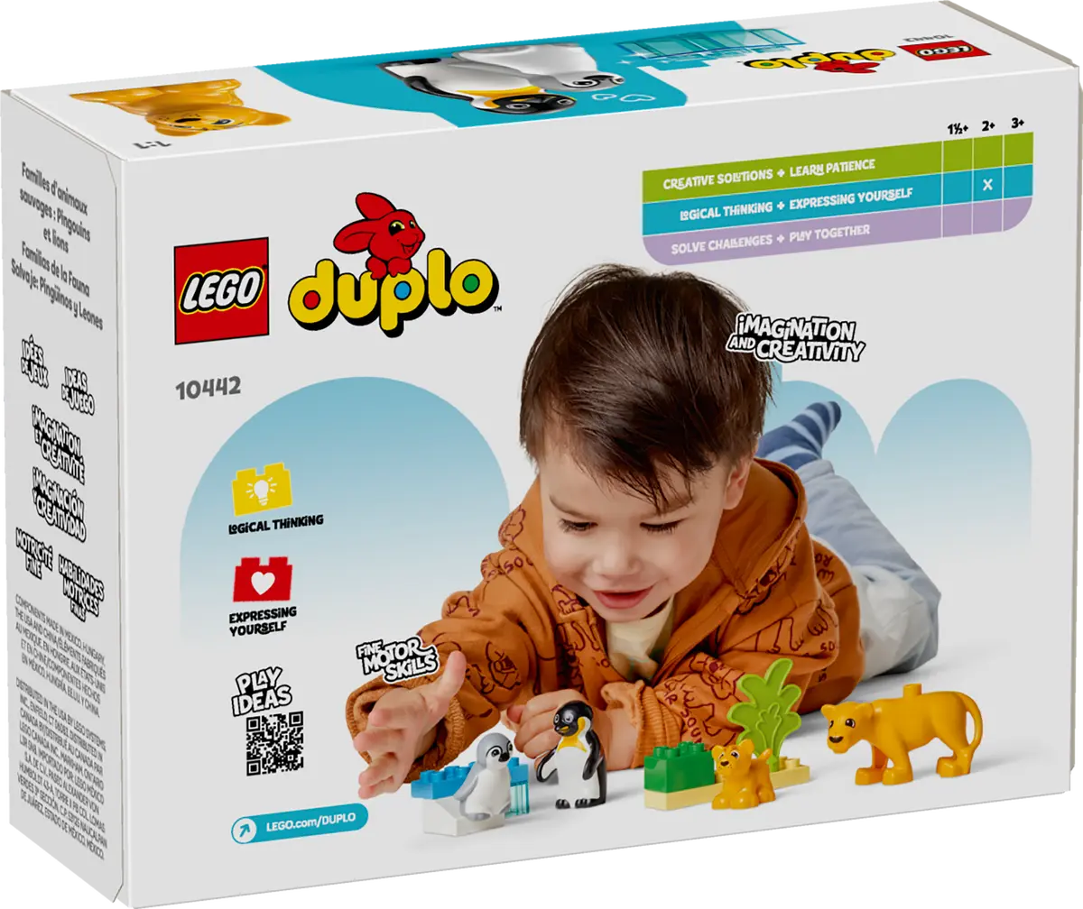 Duplo Wildtier--Familien: Pinguine und Löwen