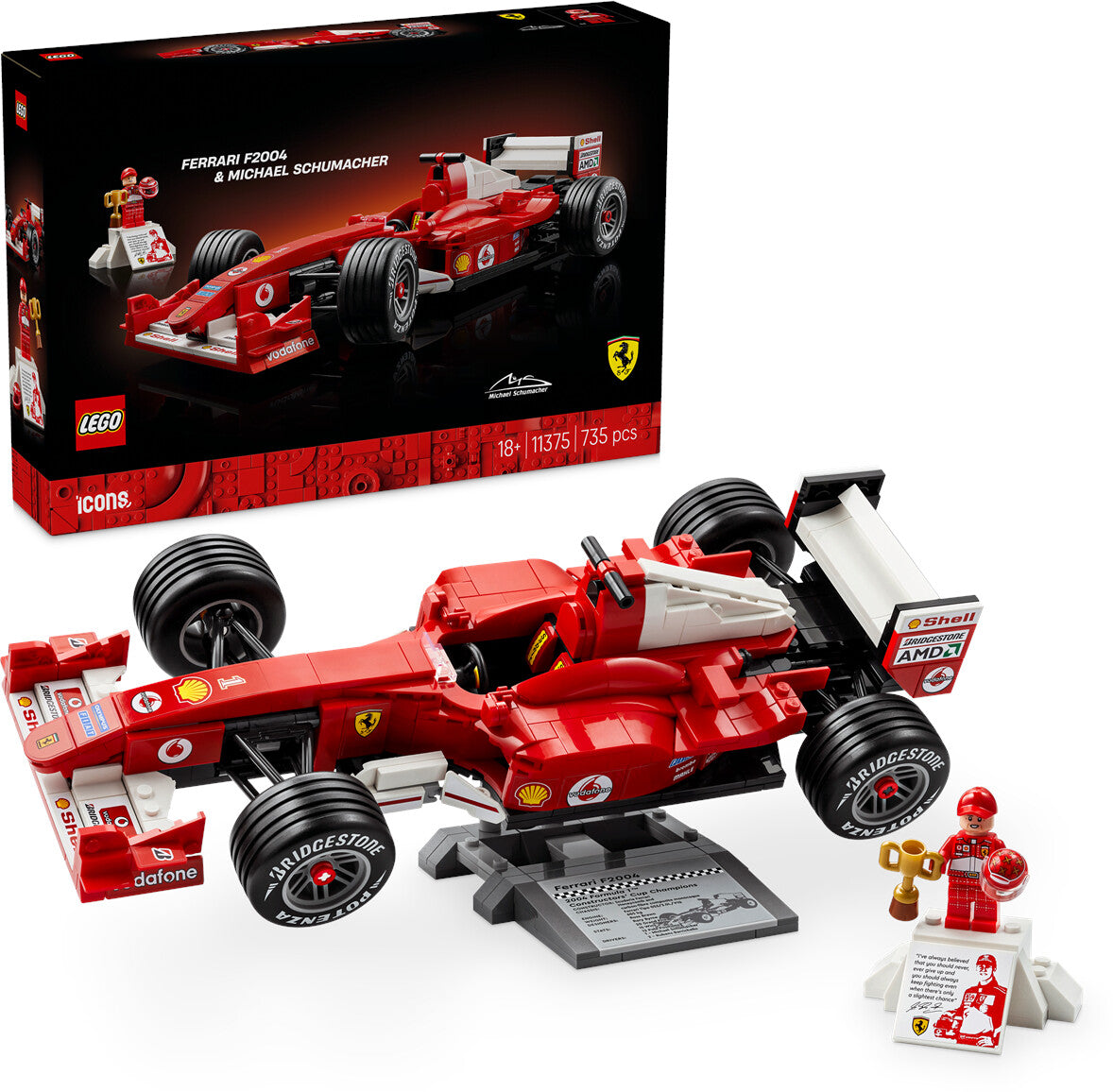 Icons Ferrari F2004 & Michael Schumacher