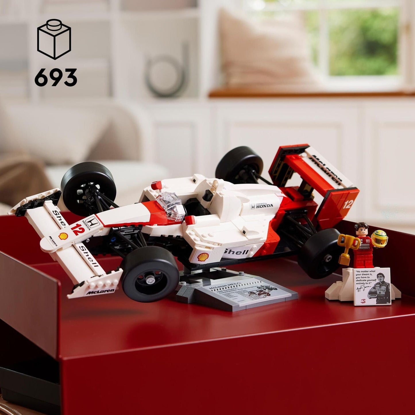 Lego Icons McLaren MP4 14 & Ayrton Senna