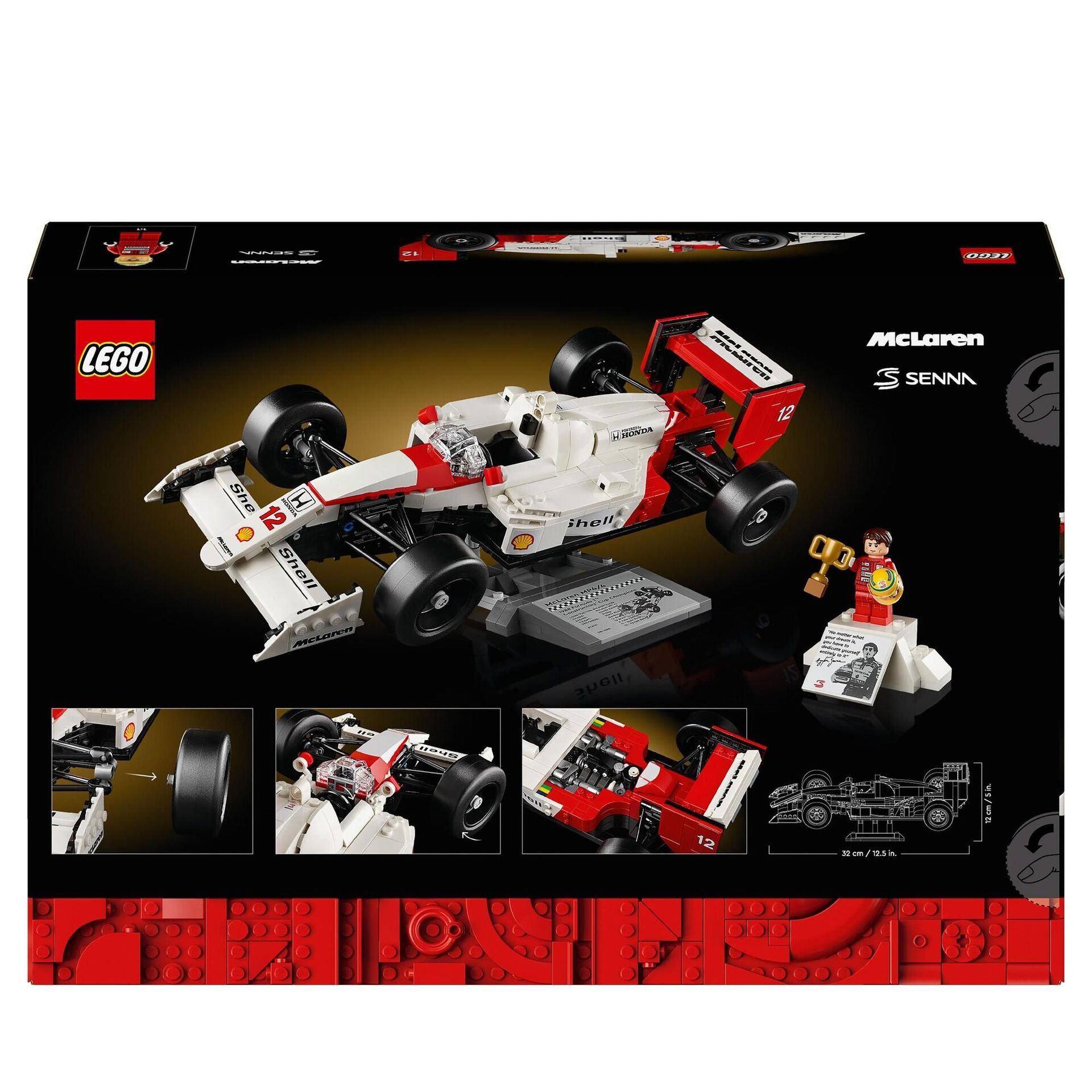 Lego Icons McLaren MP4 14 & Ayrton Senna