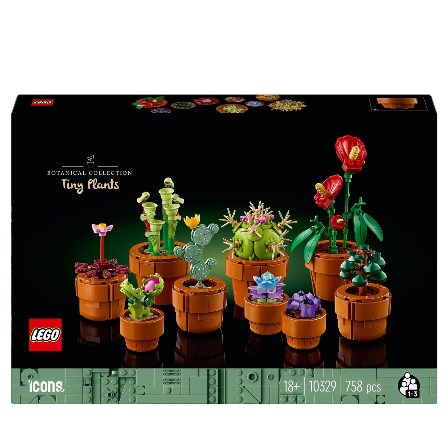 Lego Icons Mini Pflanzen