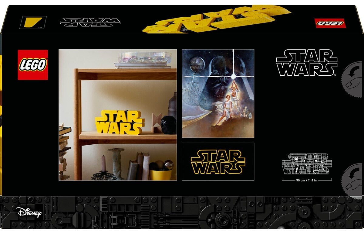 LGO SW Star Wars Logo aus LEGO Steinen