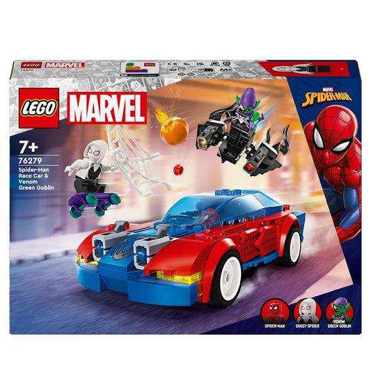 Marvel Super Heroes Spider Mans Rennauto & Venom Green Goblin