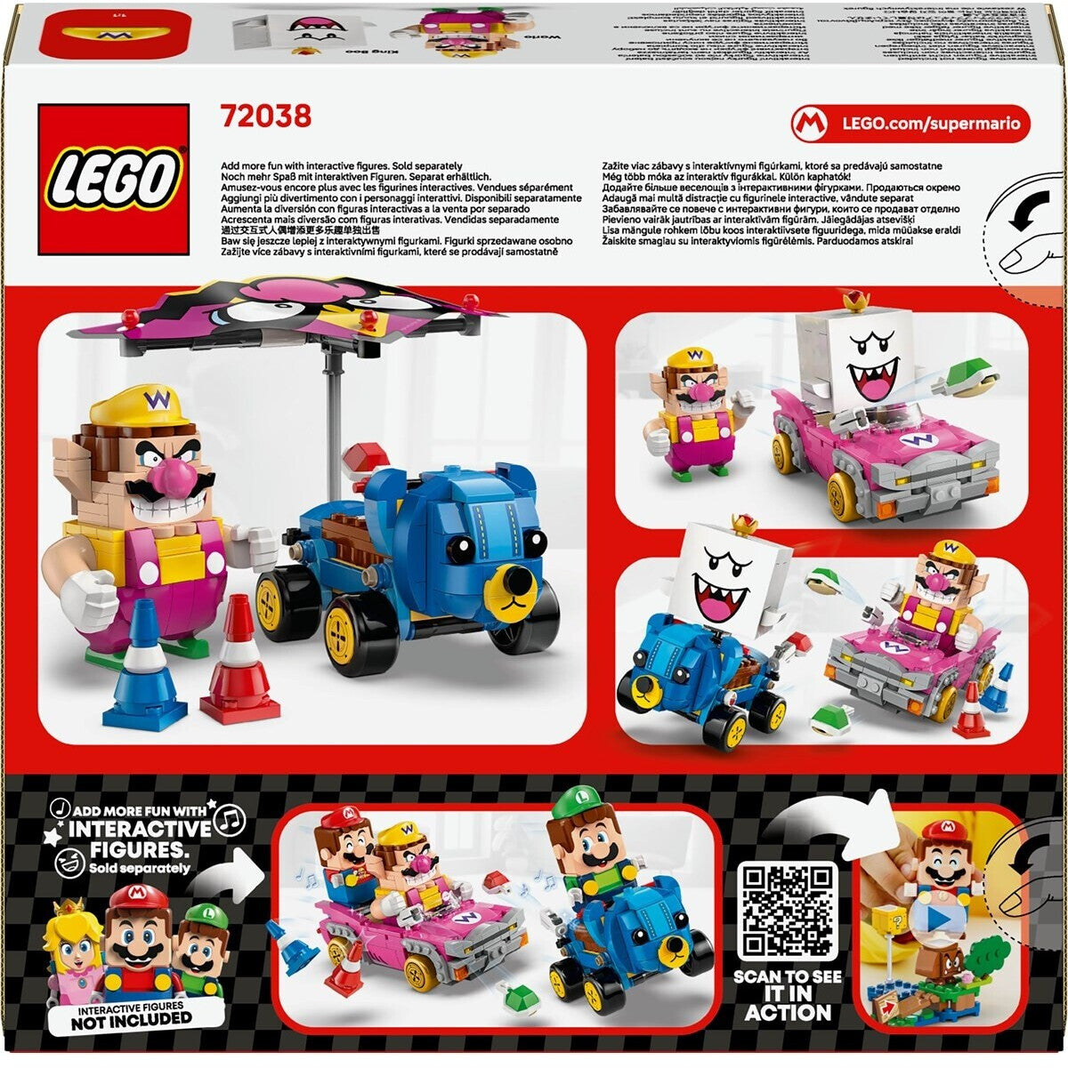 SMA Super Mario Mario Kart - Wario & Kön