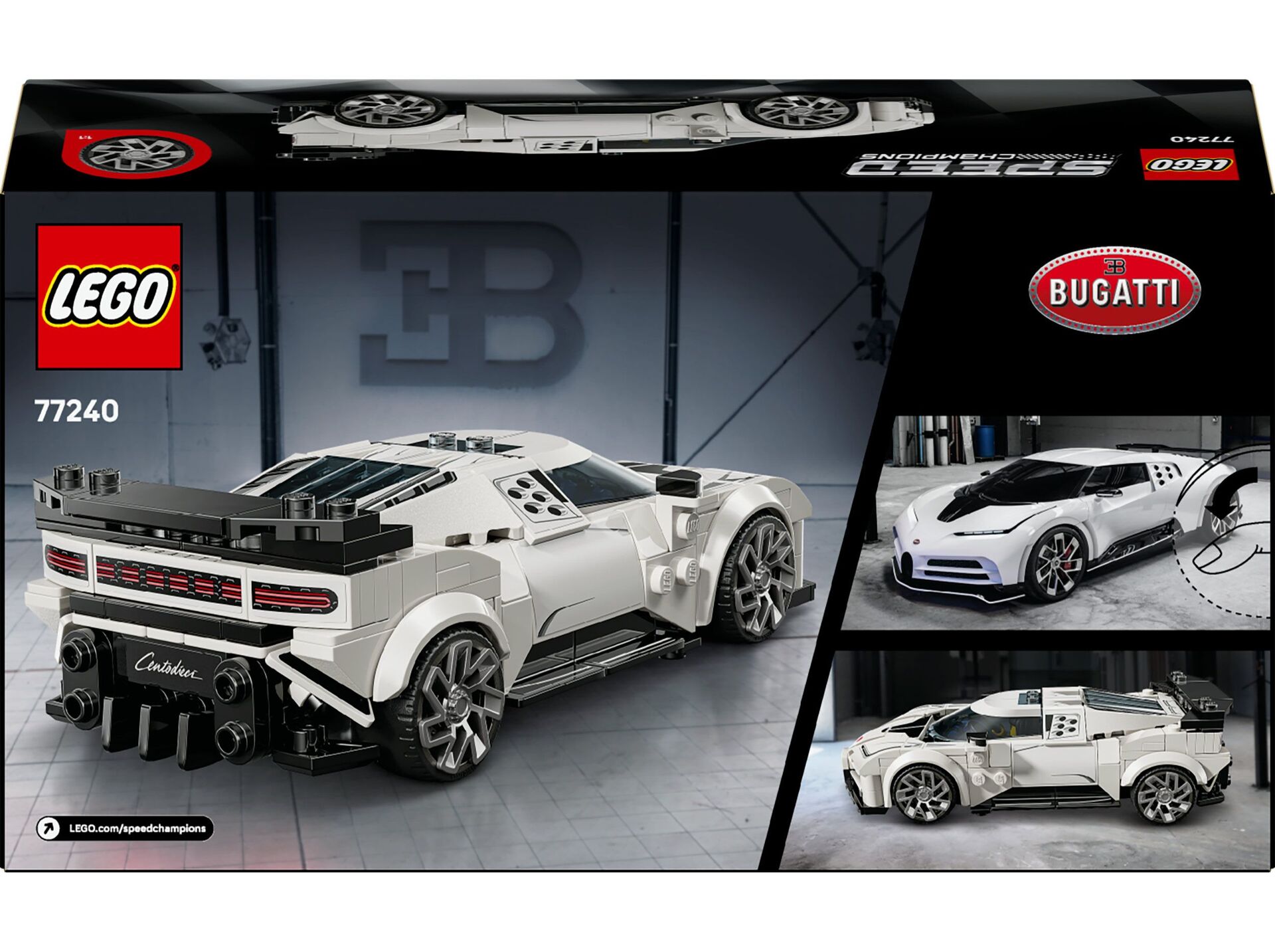 Speed Bugatti Centodieci Hypersportwagen