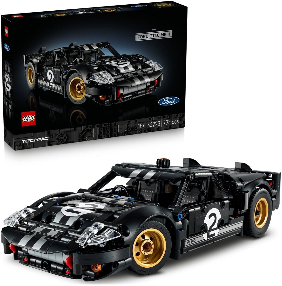 Technic 1966 Ford GT40 MKII Rennwagen