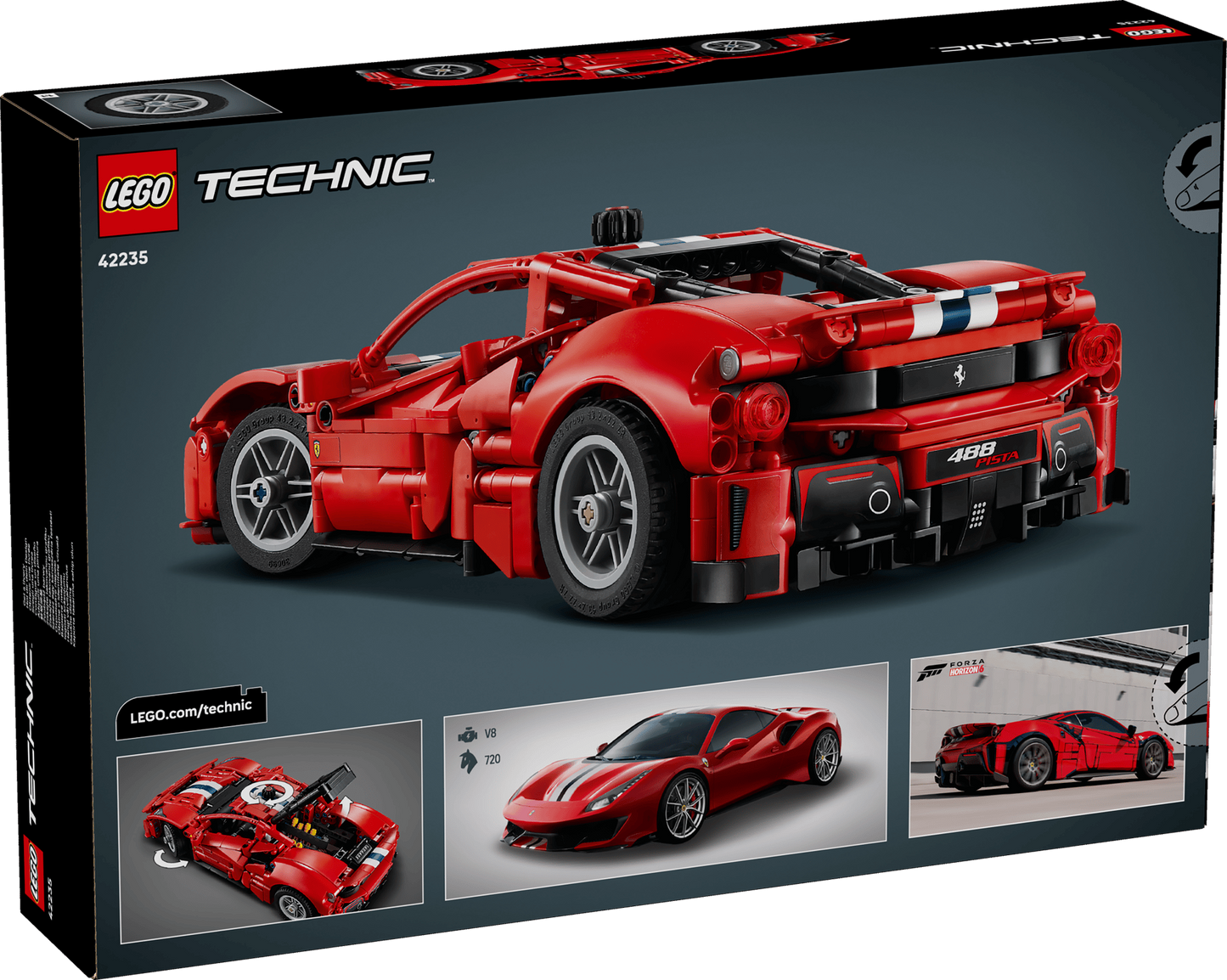 Technic Ferrari 488 Pista Auto