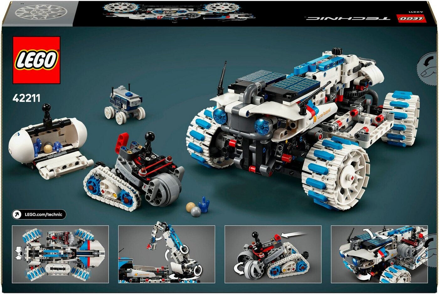 Technic Lunar Outpost Mondrover-Raumfahrzeug