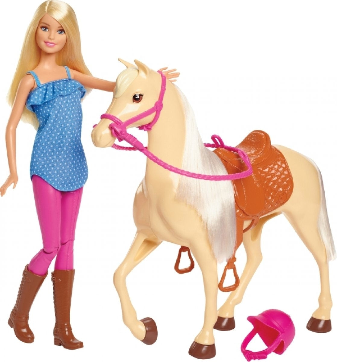 BRB Pferd & Puppe chrom