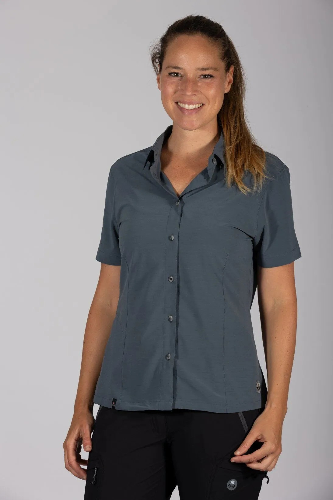 Halserspitze fresh Bluse elastisch