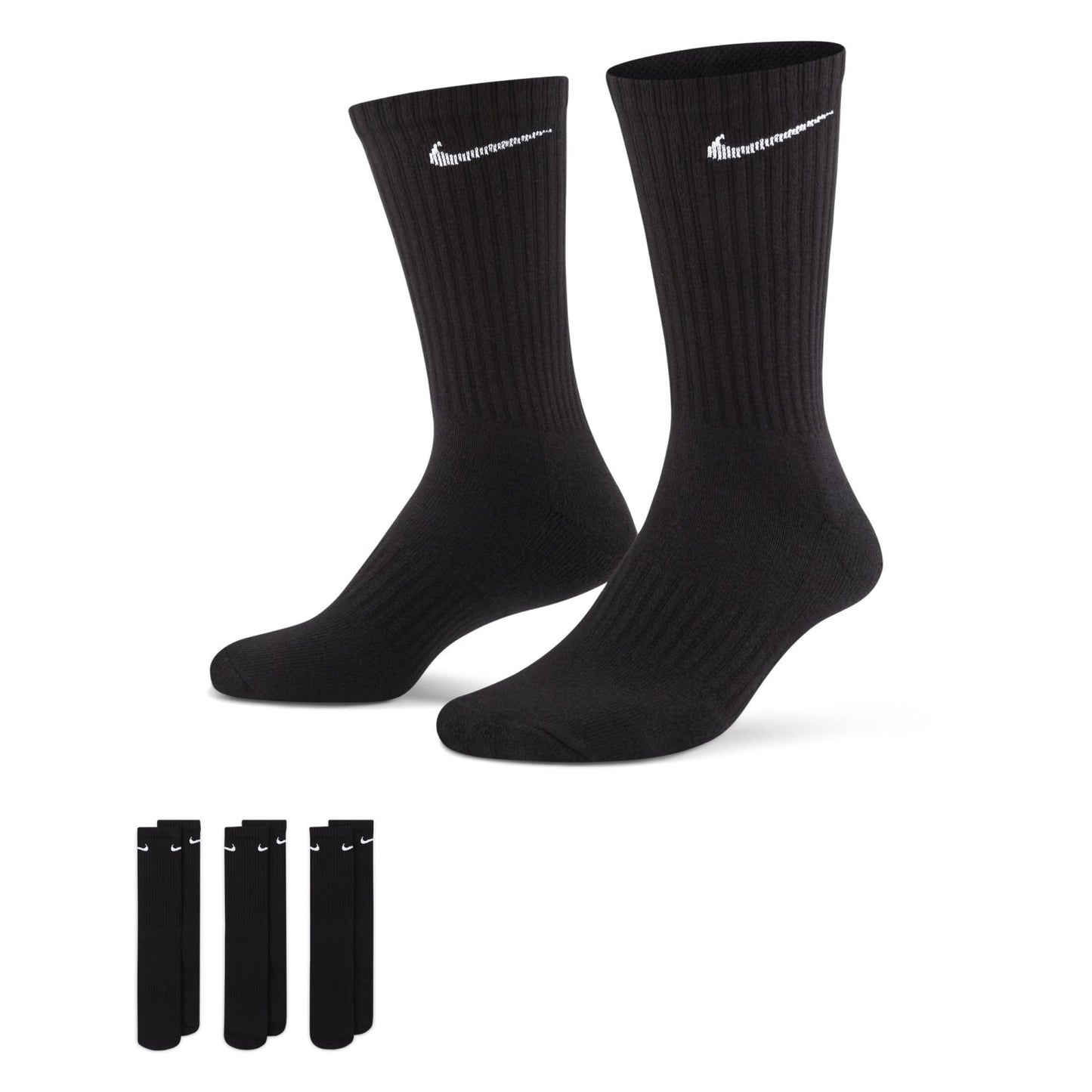 Nike Everyday Cushion Crew Tra,BLAC 010