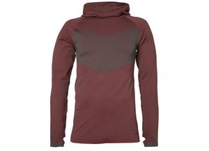 ExoCool Seamless Hoddie M,RED CURRA CEDAR/ROSE GOLD/WHITE