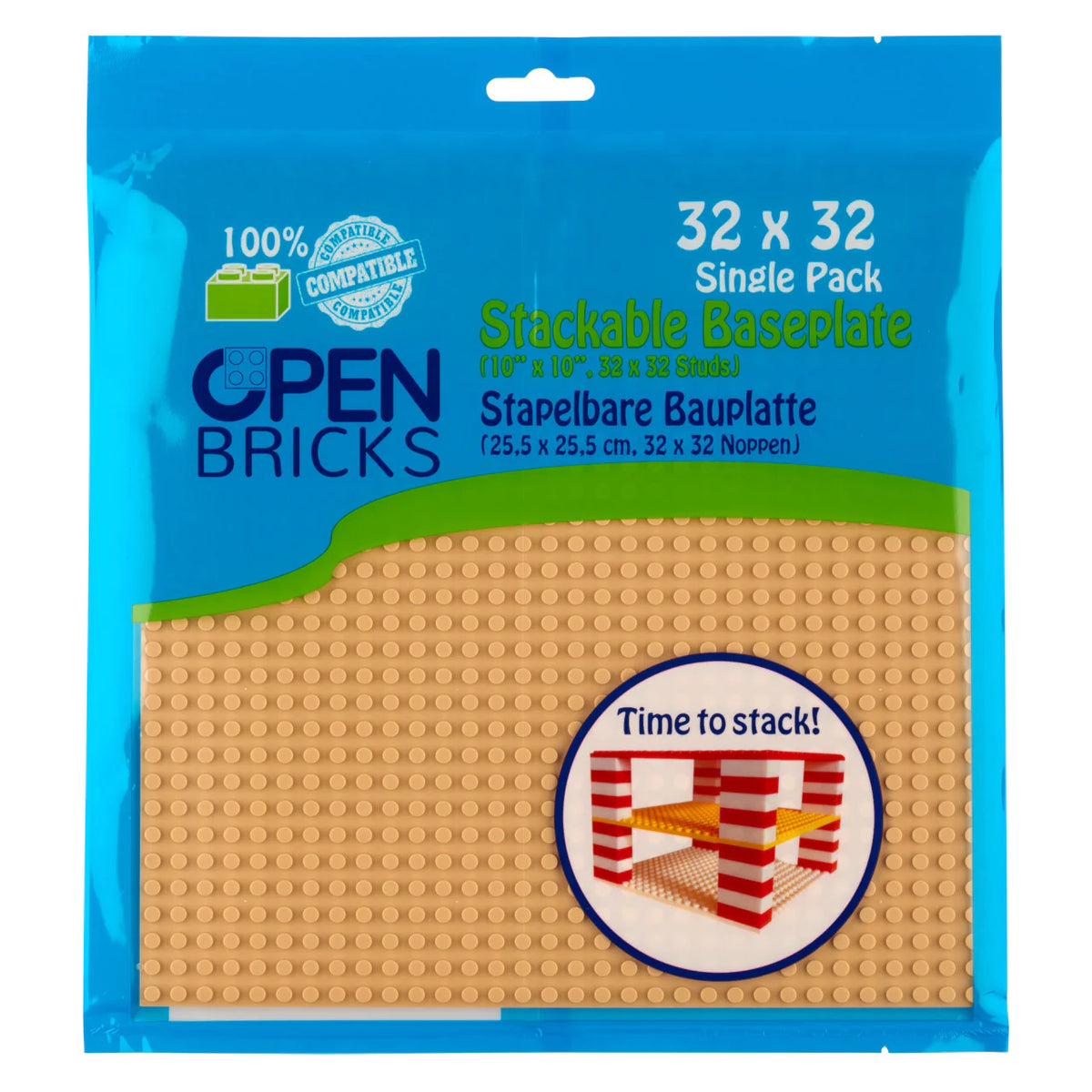 OpenBricks Baseplate 32x32 sand