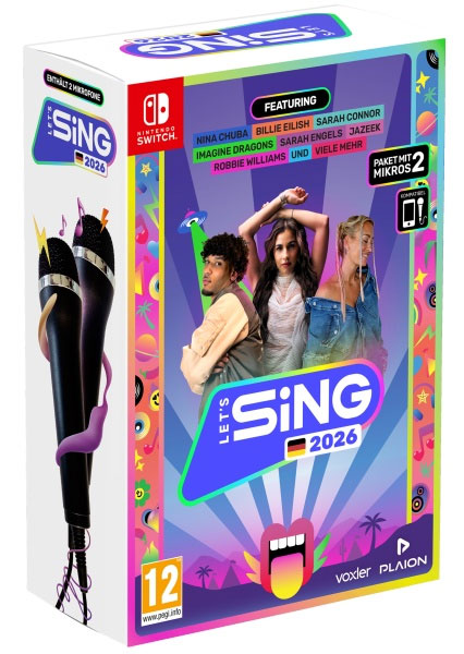 Lets Sing 2026 Switch + 2 Mics