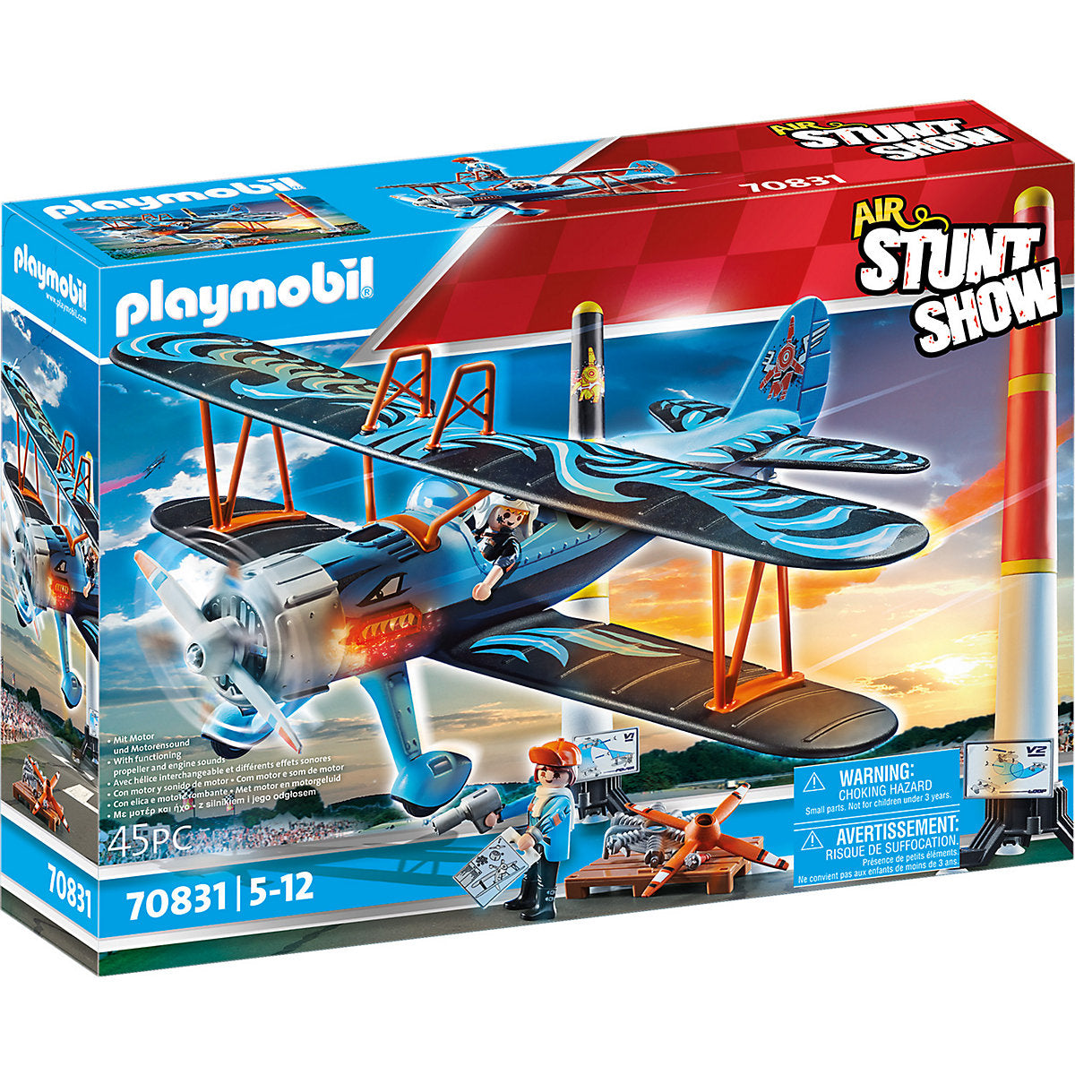 Air Stuntshow Doppeldecker Phönix
