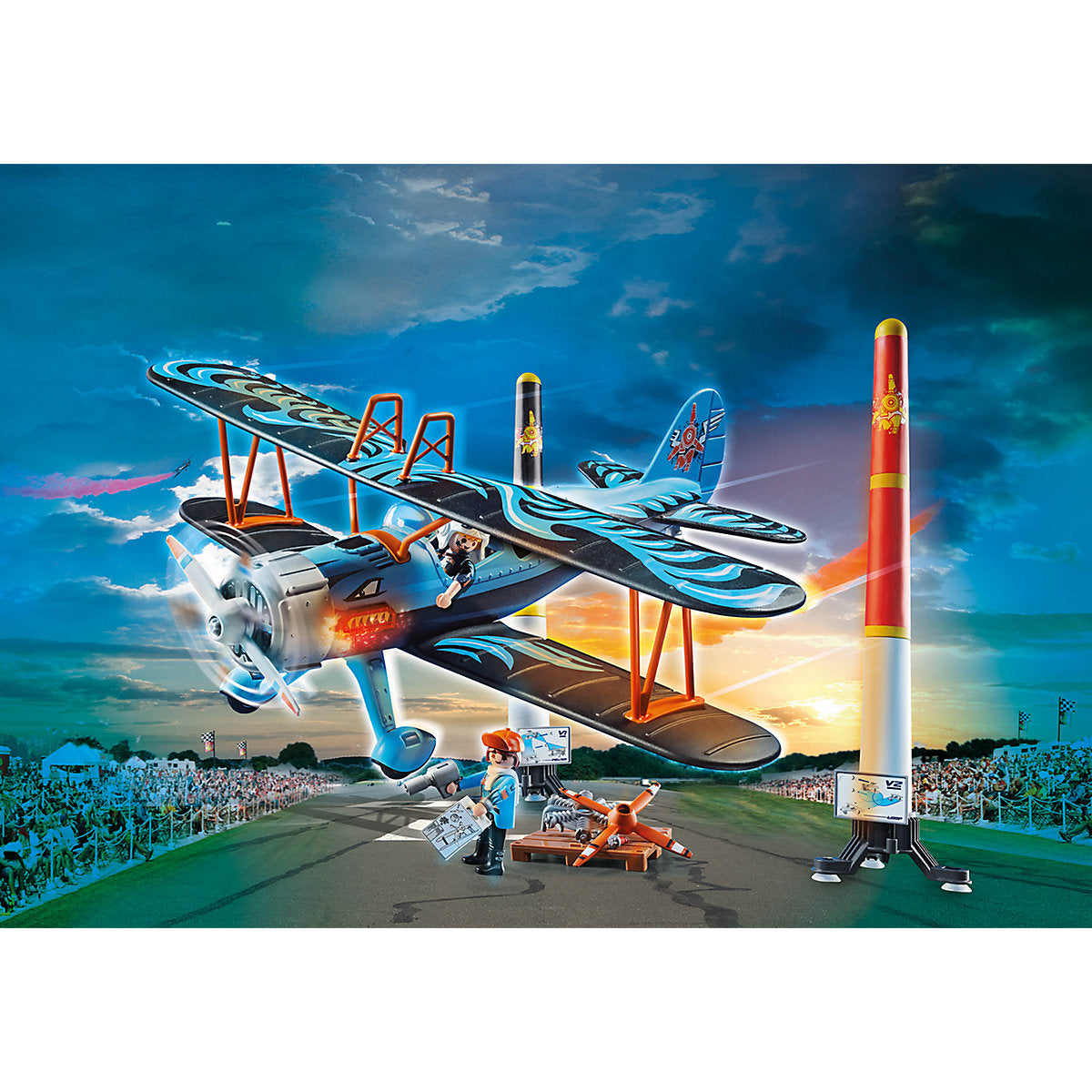 Air Stuntshow Doppeldecker Phönix