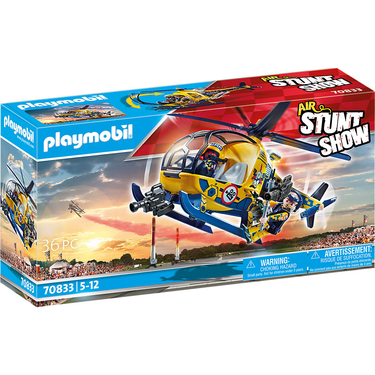 Air Stuntshow Filmcrew-Helikopter