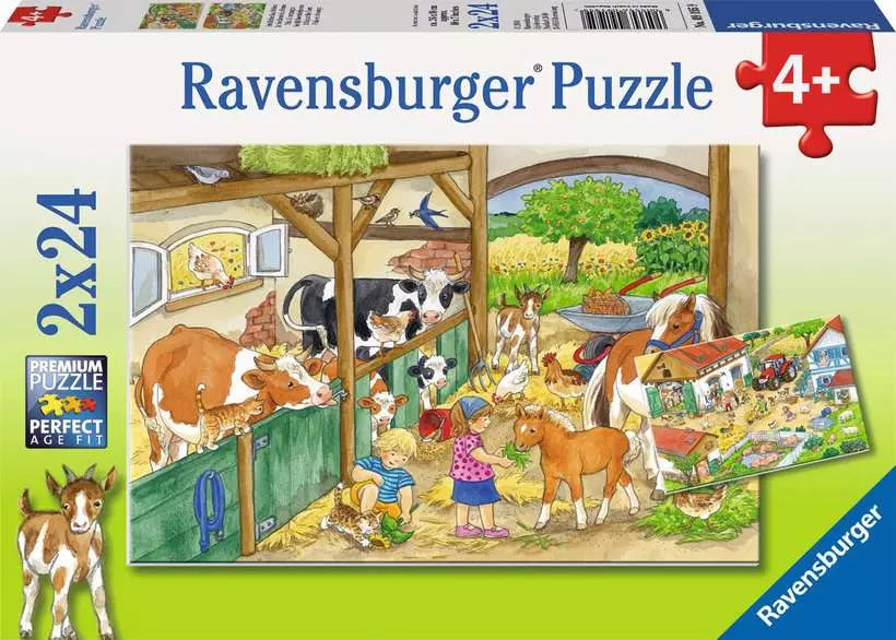 Fröhliches Landleben