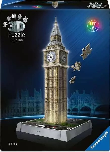 Iconics Big Ben with Light