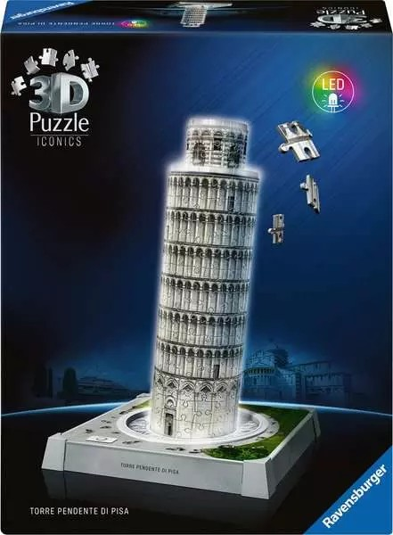 Iconics: Schiefer Turm von Pisa - mit Licht
