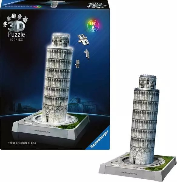 Iconics: Schiefer Turm von Pisa - mit Licht