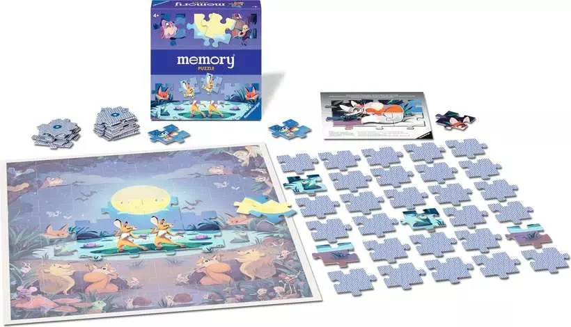 Memory Puzzle Tiere