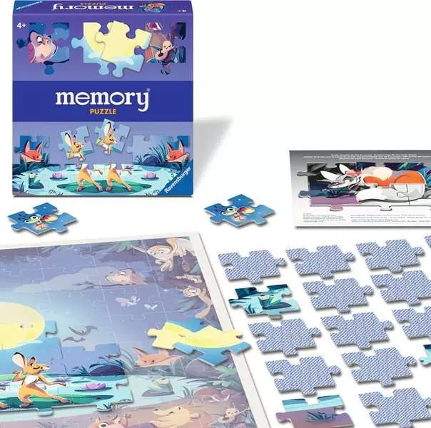 Memory Puzzle Tiere