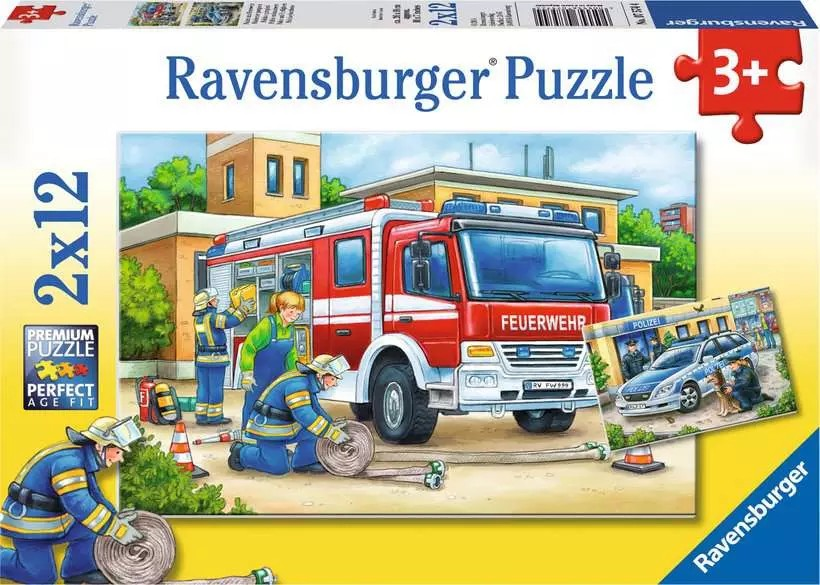 Polizei u. Feuerwehr