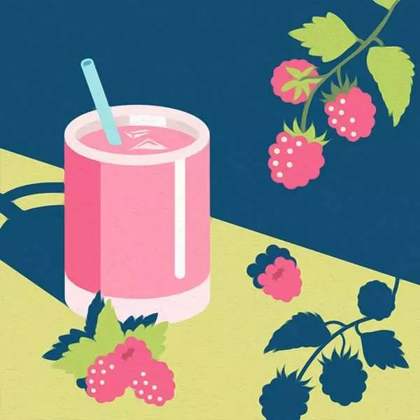 Raspberry Mocktail