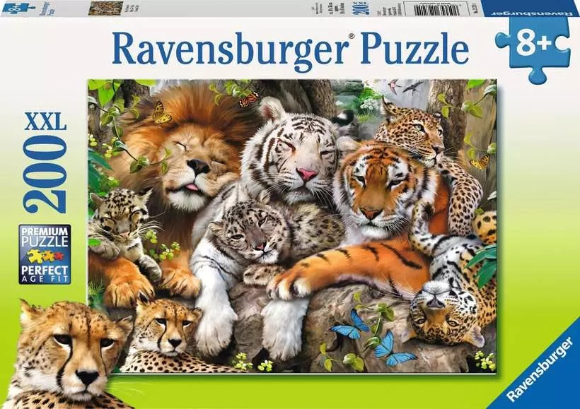 Schmusende Raubkatze