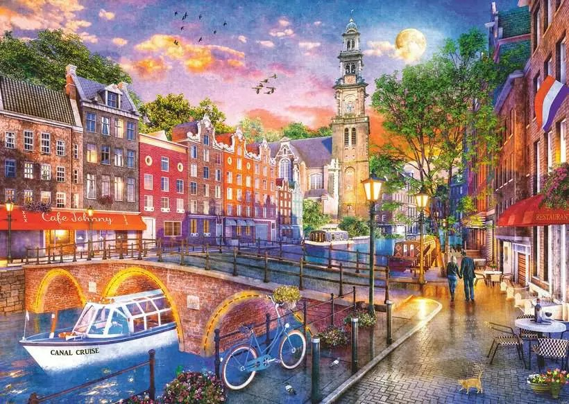 Sonnenuntergang Amsterdam