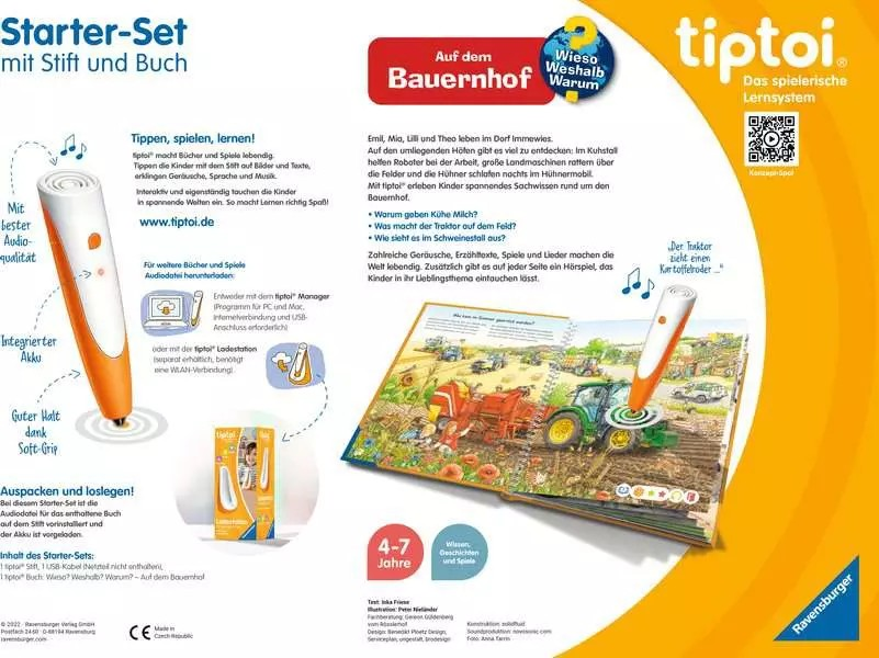 StarterSet Stift + Buch Bauernhof