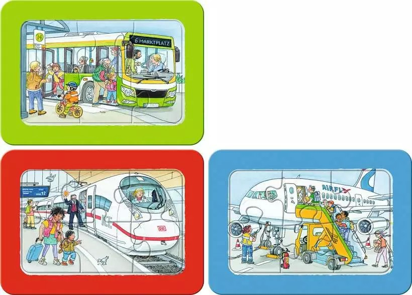 Unterw.m.Bus.Bahn u.Flugzeug