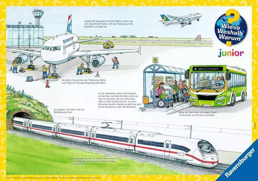 Unterw.m.Bus.Bahn u.Flugzeug