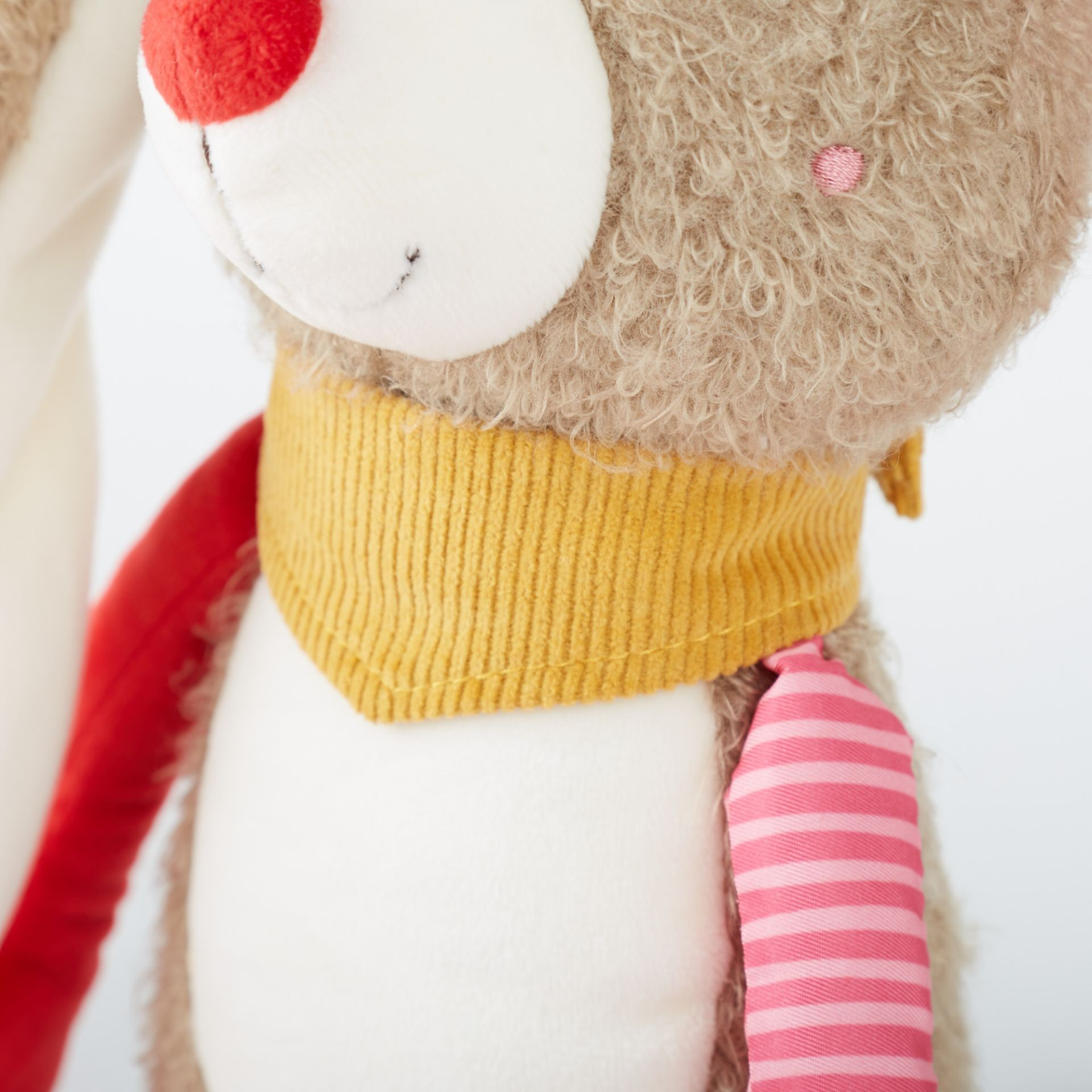 Kuscheltier Hase pink Patchwork Welt