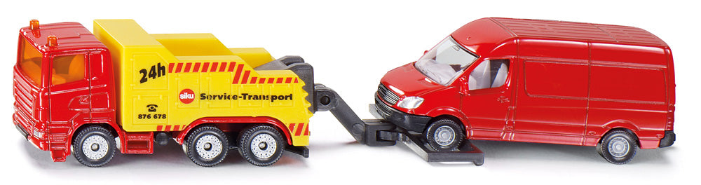 Abschleppwagen mit PKW